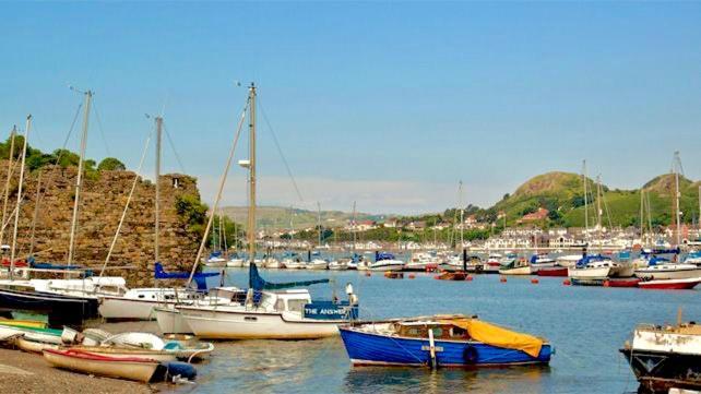 Beautiful Ancient Stone Cottage, Local Walks & Pub! Conwy Exteriör bild